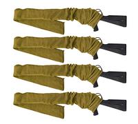 GUGULUZA Chaussettes pour fusils, tissu tricoté traité à l'huile de silicone pour le stockage de fusils et de carabines, 132 cm (Khaki)