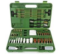GUGULUZA Kit de Nettoyage Universal pour Pistolet Carabine Fusil de Chasse avec Plastique Mallette de Transport,Vert Bronze