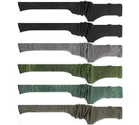 GUGULUZA Lot de 6 chaussettes pour armes longues - En silicone traité à l'huile - 132 cm