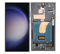 Gugxiom 6,8 Pouces Original pour S23 Ultra, écran LCD AMOLED de Remplacement S23ultra 5G S918B avec Cadre, Version Internationale de L'UE, Prise en Charge des Digitales
