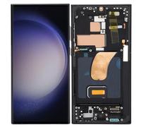 Gugxiom 6,8 Pouces Original pour S23 Ultra, écran LCD AMOLED de Remplacement S23ultra 5G S918B avec Cadre, Version Internationale de L'UE, Prise en Charge des Digitales