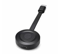 Gugxiom Adaptateur de Duplication D'écran 4K pour TV, Adaptateur D'affichage sans Fil Plug and Play avec Double Bande 2,4 GHz et 5 GHz, Diffusion sur Projecteur Depuis Un Téléphone, Une