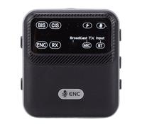 Gugxiom Adaptateur émetteur-récepteur Bluetooth 6 avec écouteurs, écran HD, Faible Latence, Prise AUX 3,5 Mm, Adaptateur Audio Bluetooth pour Vol, Télévision, Voiture, Salle de Sport,