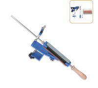 Gugxiom Aiguiseur de Couteaux à Angle Fixe Professionnel, Kit D'affûtage à Clip Rapide à Rotation Horizontale à 360 ° avec 6 Pierres à AiguiserKit D'affûtage de Couteaux à Angle