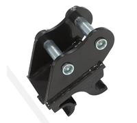 Gugxiom Attelage Mécanique à Changement Rapide pour Mini-Pelle, Attache Rapide pour Petite Pelle, Compatible avec des Excavatrices jusqu'à 3 Tonnes, Acier allié de 92 Mm de Longueur pour Godet,