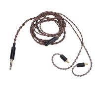 Gugxiom Câble de Casque pour écouteurs IE100 Pro IE400 Pro IE500 Pro, Cordon Auxiliaire plaqué or 1,2 M/3,9 Pieds 3,5 Mm avec Noyau OFC, Son sans Perte