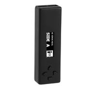 Gugxiom Câble D'émulateur de Système de Disque Famicom, Sauvegarde de la Progression du Jeu, échangeable à Chaud avec Carte de Stockage de 4 Go pour Famicom an 505 RO BK an 505B R (Black)