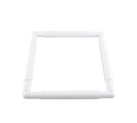 Gugxiom Cadre de Point de Croix, Cadre de Broderie Cadre de Rouleau de Clip en Plastique Cadres de Tapisserie pour Broderie Point de Croix Outil (27.9 * 27.9cm)