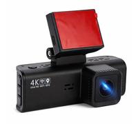 Gugxiom Caméra de Tableau de Bord sans Fil 4K 1080P, Avant et Arrière, écran 3,18 Pouces, WiFi 5GHz, Grand Angle 170 °, pour la Conduite Automobile et Le Stationnement