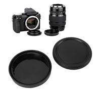 Gugxiom Capuchon de Corps et Couvercle de Capuchon D'objectif Arrière pour Appareils Photo FujifilmGFX, de Corps et D'objectif Arrière avec Conception Empilable pour