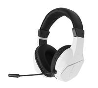 Gugxiom Casque de Jeu sans Fil, Casque Bluetooth 2,4 G avec Micro Antibruit, de Jeu avec Lumière RVB, Pilotes 40 Mm, Batterie 40 Heures pour PC de sur Ordinateur (White)