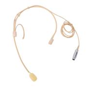 Gugxiom Casque de Microphone Supra-auriculaire, Micro à Condensateur Très Sensible avec Signal Stable sans Latence, Câble XLR 4 Broches pour Système sans Fil, émetteur de Ceinture, DJ,