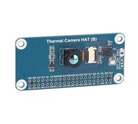 Gugxiom Chapeau de Caméra Thermique 80x62 Pixels, 45 ° FOV 25FPS 40PIN GPIO Module de Caméra D'imagerie Thermique pour RasPi 5 4B 3B pour Zero W 2W pour Pico W WH