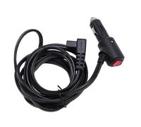 Gugxiom Chargeur de Réfrigérateur Automobile, Cordon D'alimentation du Congélateur de 300 Cm de Long, Adaptateur de Réfrigérateur RV avec Interrupteur et Indicateur pour les