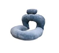 Gugxiom Coussin de lecture, oreiller amovible pour protéger la taille et le cou, coussin de levage en forme de U pour adultes et enfants pour se reposer, lire, allaiter, jouer et se détendre