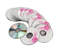 Gugxiom Disques CD R Vierges, 52 Disques Enregistrables de 730 Mo pour Données et Musique, avec étui de Protection, Supports Enregistrables, CD Vierges pour Caméra Vidéo, 175 Chansons, (50 pièces)