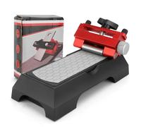 Gugxiom Guide d'affûtage avec Pierre à aiguiser, Pierre d'affûtage avec Guide d'affûtage, Grain Grossier 400 / Grain Extra Fin 1000, pour Couteaux, Ciseaux Courts et rabots