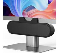 Gugxiom Haut-Parleur de L'ordinateur pour PC de Bureau, Haut-Parleur USB Haute de Définition 10W avec Support de Pince de Contrôle de Volume pour Le Moniteur ou L'utilisation du Bureau
