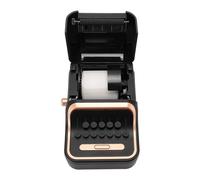 Gugxiom Imprimante D'étiquettes Vintage, Imprimante Thermique Portable sans Encre 5.0 avec Batterie 1000 MAh, pour L'impression D'étiquettes
