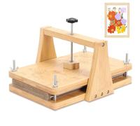 Gugxiom Kit de presse à fleurs en bois - 27,5 cm x 17,5 cm - Impression uniforme - Kit de presse à fleurs séchées - Pour la fabrication de fleurs séchées - Pour les amateurs de plantes et d'artisanat