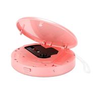 Gugxiom Lecteur CD Portable avec Haut-Parleur Lecteur de Musique CD Bluetooth Rechargeable 2000 MAh Enregistrement Micro intégré sur clé USB pour Audio Stéréo de Voyage à (Pink)