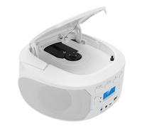 Gugxiom Lecteur CD Portable, Chargement par Le Haut, MP3, USB, Radio FM pour la Maison, Lecteur CD Portable pour Diverses Expériences D'écoute (Prise UE)