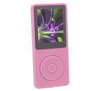 Gugxiom Lecteur MP3 Lecteur MP4, capacité de Mémoire Intégrée de 8 Go, Lecteur de Musique Portable 450 MAh avec écran 1,8 Pouces pour Formats TXT, MP3, WMA, OGG, WAV, Ape, FLAC, (Rose)