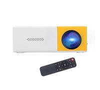 Gugxiom Mini Projecteur avec Interface Riche, Super Dissipation de la Chaleur, Petit et Portable, Grand écran de 24 à 60 Pouces, Imagerie à Réflexion Diffuse pour Un Divertissement