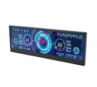 Gugxiom Moniteur de 14 Pouces, adapté au Panneau de Moniteur Matériel, Panneau Lumineux de Boîtier D'ordinateur Dynamique, santé du Matériel Informatique,