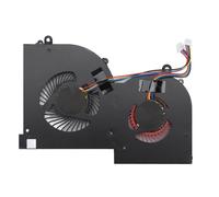 Gugxiom Nouveau Ventilateur de Refroidissement CPU + GPU de Remplacement pour MSI GS65 GS65VR P65, MS-16Q4, MS-16Q5, Ventilateurs de Connecteur d'alimentation à 4 Broches, Faible Bruit