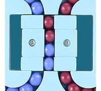 Gugxiom Puzzle à Perles Rotatives, Jouet éducatif de Développement de L'intelligence, Jeu de Soulagement du Stress à Perles Mobiles pour L'interaction Familiale (Green)