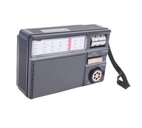 Gugxiom Radio Solaire Bluetooth, Radio AM FM SW Portable avec Panneau Solaire, Haut-Parleur Extérieur à Batterie Rechargeable pour Le Camping, Prise en Charge de la Lecture de Cartes (Black)