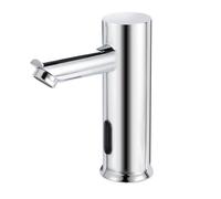 Gugxiom Robinet de Salle de Bain Sans - Capteur Automatique, Mains Libres, en Laiton Massif, 1 Trou - Pour Salle de Bain et Cuisine