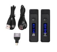 Gugxiom sans Fil HDMI Émetteur et Récepteur, 4K Décoder 1080P Sortie sans Fil HDMI Extender Kit avec Double 5G 2.4G pour Projecteur TV Box Ordinateur Portable (Black)