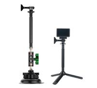 Gugxiom Stick à Selfie Invisible avec Fil de 1/4 de Pouce, Tige D'extension en Alliage en Aluminium Monopode pour Les Caméras SLR, Les Caméras d'action et Les Stabilisateurs