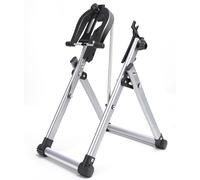 Gugxiom Support D'alignement de Roue de Vélo Pro, équilibreur de Roue de Vélo Portable Pliable en Aluminium pour Entraînement de Moyeu Avant de 100 Mm, Entraînement de Moyeu