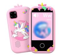 Gugxiom TéléPhone pour Enfants à écran Tactile de 2,8 Pouces, 32 Go de Mémoire Smart Phone avec Jeux Camera Mp3 / MP4 Player pour L'apprentissage et Le Divertissement (Pink)