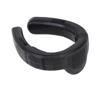 Gugxiom Ventilateurs de Cou sans Lame Portables, Climatiseur Portable à Double Mode Portable avec 3 Vitesses et Batterie de 7000mAh pour le Refroidissement et le Chauffage sur la Plage (Noir givré)