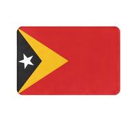 GUHAOT Tapis de salle de bain antidérapant en mousse à mémoire de forme Motif drapeau du Timor-Leste