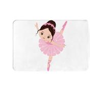 GUHAOT Tapis de salle de bain doux antidérapant en mousse à mémoire de forme Motif danseuse de ballerine
