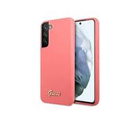 guhcs22mlslmgfu s22+ s906 fuksja/fuchsia coque dur silicone script metal logo