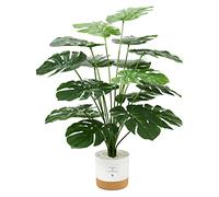 Guheake Plantes artificielles Monstera - Grand Palmier Tropical Artificiel avec Pot pour la Maison, Le Bureau, Le Salon, la décoration intérieure