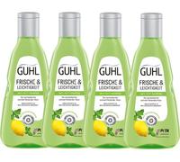 Guhl fraîcheur et légèreté shampooing anti-graisse 250ml pack de 4