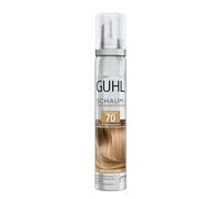 Guhl Mousse teintée - Couleur 70 - Blond moyen - Pour cheveux blond clair à blond foncé et gris - Tenue douce, volume et brillance des couleurs - Dure 1 à 3 lavages