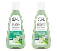 Guhl Shampooing sensible pour le cuir chevelu - Contenu : 250 ml - Type de cheveux : tous (Lot de 2)