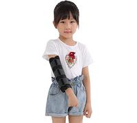 GUHPZA Attelle De Coude Réglable Post-Opératoire pour Enfants, Soulagement des Douleurs Articulaires, Protection Nocturne pour La Récupération Après Une Blessure,S