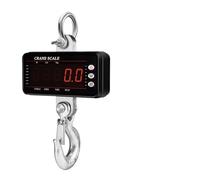 GUHPZA Balance Numérique À Grue Robuste avec Télécommande De 65 Pieds, 1 500 Kg/500 Kg, Affichage LCD/LED, Balance Industrielle À Crochet, pour La Chasse Et La Pêche,LED 1500kg-black-A