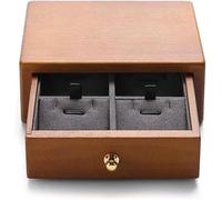GUHPZA Boîte À Bagues, Boîte À Bijoux, Boîte De Rangement De Bijoux en Bois Massif, Boîte À Bijoux Wenwan, Boîte De Rangement pour Boucles d'oreilles, Boîtes À Bagues pour Bijoux