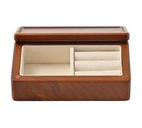 GUHPZA Boîte À Bagues en Bois Massif, Boîte De Rangement pour Bijoux, Bagues, Boucles d'oreilles, Pendentifs, Présentoir À Bijoux, Boîte À Bijoux, Boîtes À Bagues pour Bijoux,1