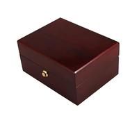 GUHPZA Boîte À Bijoux Rétro De 18 Cm, Organiseur De Maquillage, Boîte De Rangement pour Cosmétiques, Bagues, Boucles d'oreilles, Colliers, Bracelets, Montres, Petite Boîte De Rangement P,1